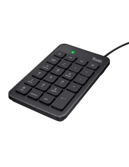 Trust 22221 tastierino numerico Laptop/PC USB Nero
