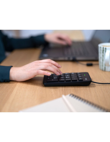 Trust 22221 tastierino numerico Laptop/PC USB Nero