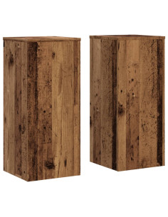 Supporti per Piante 2 pz Legno 30x30x70 cm Legno Multistrato 2