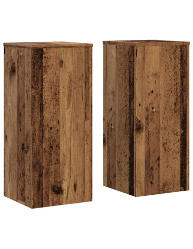 Supporti per Piante 2 pz Legno 30x30x70 cm Legno Multistrato