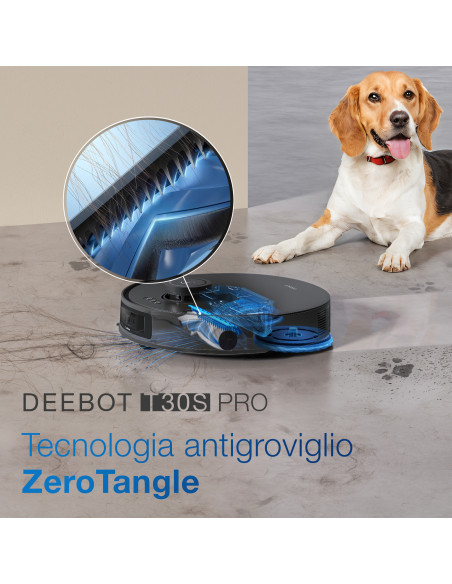 Ecovacs Deebot T30S Pro 0,275 L Senza sacchetto Nero