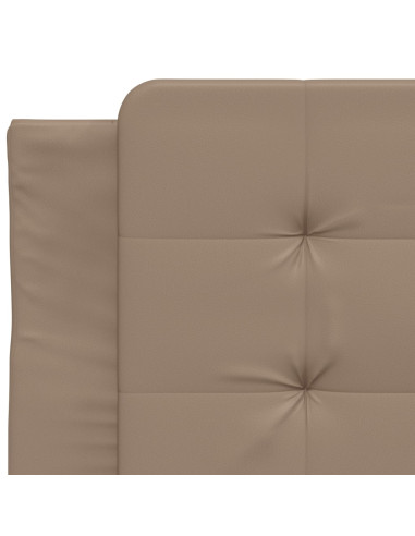 Giroletto con Testiera Cappuccino 90x190 cm in Similpelle