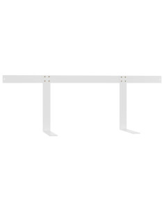Schienale per Divano a Pallet Bianco 110 cm in Ferro 2