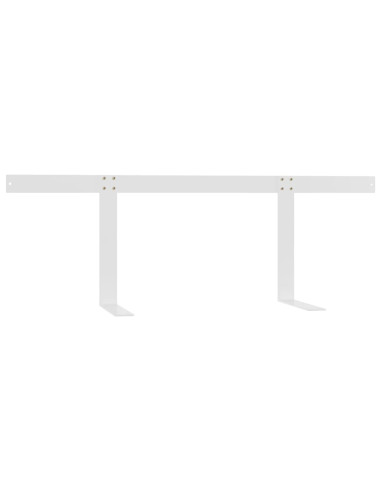 Schienale per Divano a Pallet Bianco 110 cm in Ferro