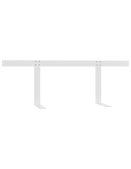 Schienale per Divano a Pallet Bianco 110 cm in Ferro