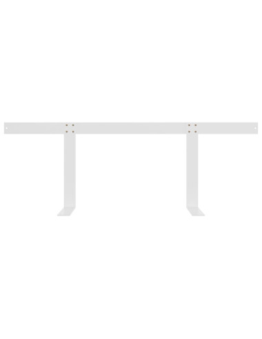 Schienale per Divano a Pallet Bianco 110 cm in Ferro