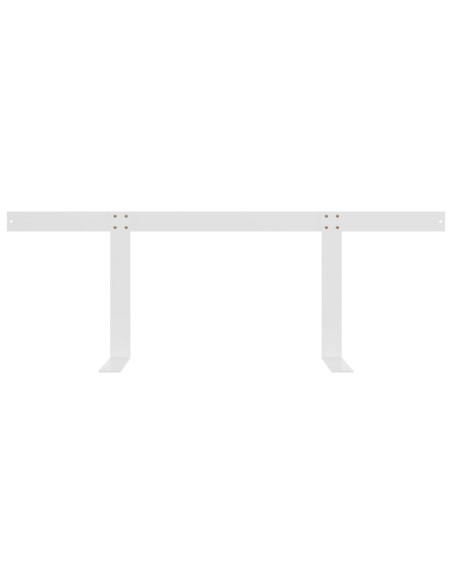 Schienale per Divano a Pallet Bianco 110 cm in Ferro