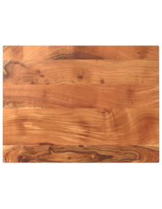 Piano Tavolo 70x60x3,8 cm Rettangolare Legno Massello Acacia