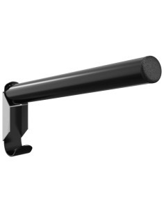 Portasella da Parete Pieghevole Nero in Ferro