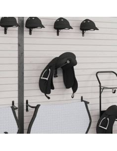 Portasella da Parete Pieghevole Nero in Ferro 2