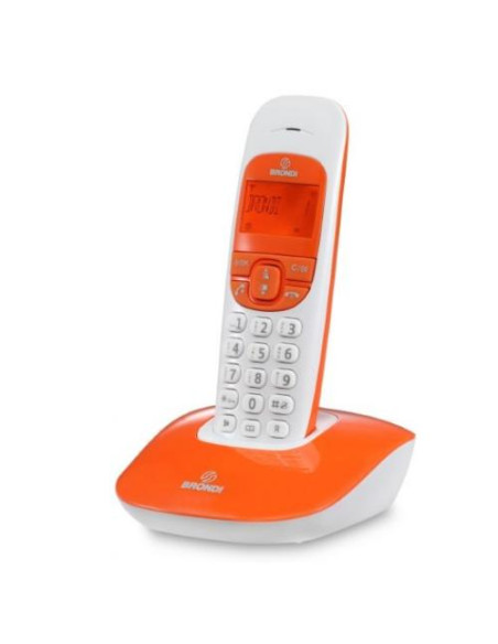 CORDLESS BRONDI NICE DECT GAP BIANCO E ARANCIONE