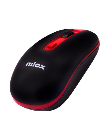 MOUSE WIRELESS BLACK/RED 1600 DPI