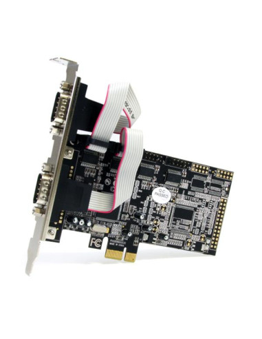StarTech.com Scheda seriale PCI Express nativa a 4 porte RS-232 con 16550 UART