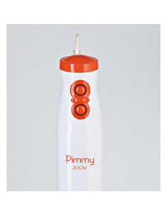 Ariete 881 Pimmy 200 - Frullatore a immersione - Gambo rimovibile e lame in Acciaio Inox - 2 velocità - 200 Watt - Bianco e Ara 2