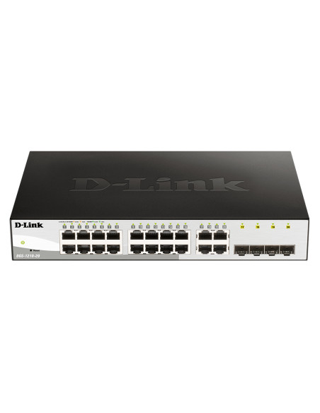 D-Link DGS-1210-20 switch di rete Gestito L2 Gigabit Ethernet (10/100/1000) 1U Nero