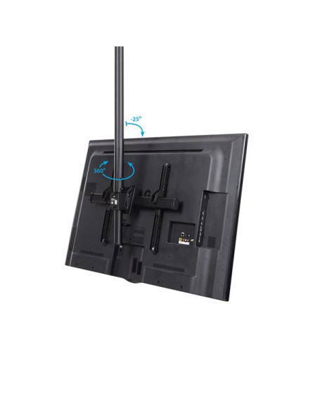 StarTech.com Supporto a soffitto per TV - Staffa per TV con asta telescopica regolabile - Inclinabile / girevole - Staffa VESA u