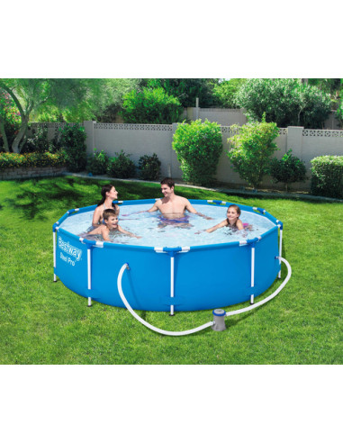 Bestway Steel Pro Piscina 305X76 Cm Con Pompa Filtro
