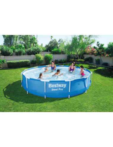 Bestway Steel Pro 56706 piscina fuori terra Piscina con bordi Piscina rotonda 6473 L Blu