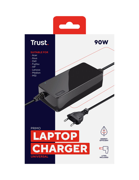 Trust Primo adattatore e invertitore Interno 90 W Nero