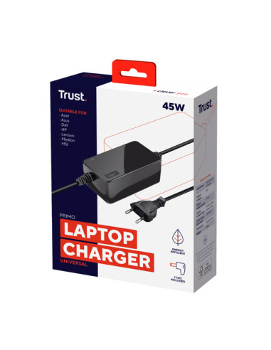 Trust Primo adattatore e invertitore Interno 45 W Nero