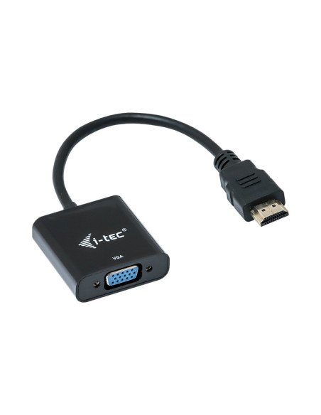 i-tec HDMI2VGAADA cavo e adattatore video 0,15 m HDMI VGA Nero
