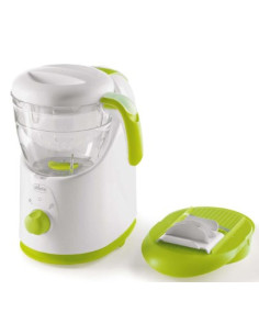 Chicco Easy Meal pentola a vapore 1 cestello/i Libera installazione 500 W Verde, Bianco