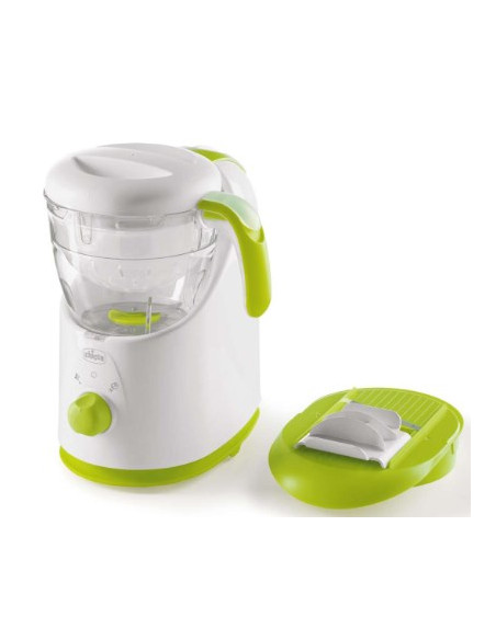 Chicco Easy Meal pentola a vapore 1 cestello/i Libera installazione 500 W Verde, Bianco
