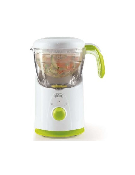 Chicco Easy Meal pentola a vapore 1 cestello/i Libera installazione 500 W Verde, Bianco
