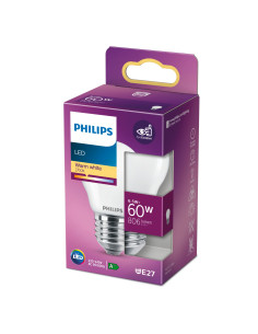 Philips Lampadina candela smerigliata a filamento 60 W P45 E27 2