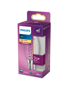 Philips Lampadina candela trasparente a filamento 25 W ST35 E14