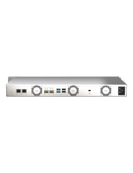 QNAP TS-435XEU NAS Rack (1U) Marvell CN9131 4 GB DDR4 0 TB QNAP QTS Nero, Grigio
