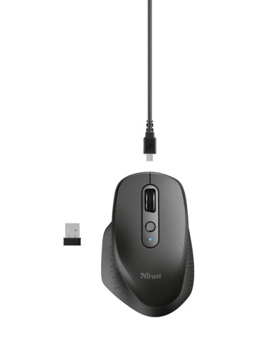 Trust Ozaa mouse Ufficio Mano destra RF Wireless Ottico 2400 DPI