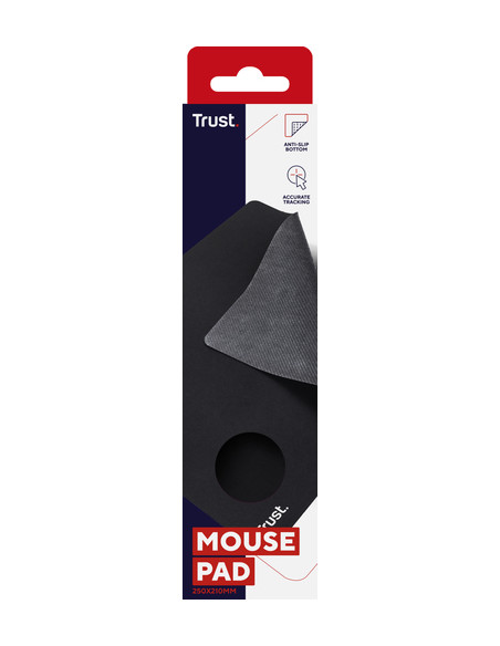 Trust 24193 tappetino per mouse Tappetino per mouse per gioco da computer Nero