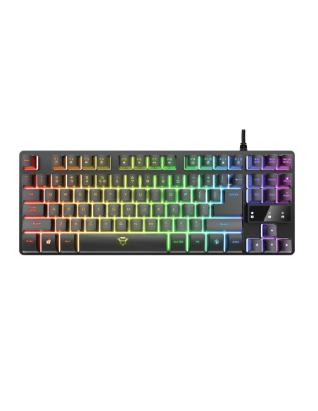 Trust GXT 833 Thado TKL tastiera Gaming USB QWERTY Italiano Nero