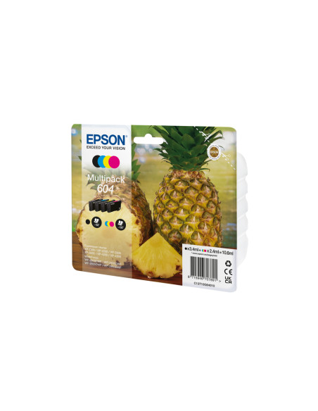 Epson 604 cartuccia d'inchiostro 4 pz Originale Resa standard Nero, Ciano, Magenta, Giallo