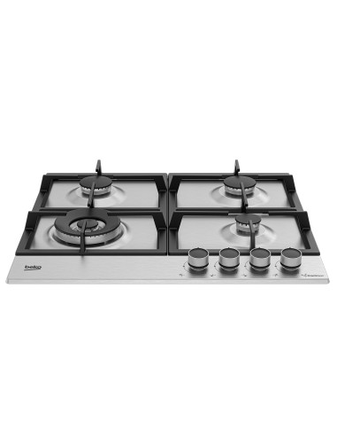 Beko HIAW64225SXE Acciaio inox Da incasso 60 cm Gas 4 Fornello(i)