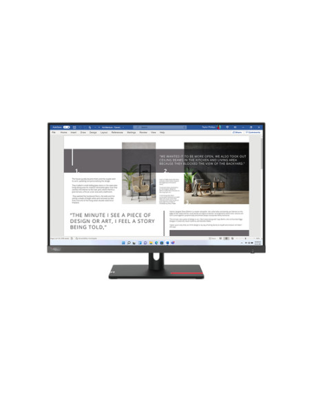 Lenovo ThinkVision S27i-30 LED display 68,6 cm (27") 1920 x 1080 Pixel Full HD Grigio