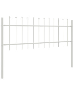 Recinzione per Giardino 7 pcs Bianco 11,9 x 0,6 m
