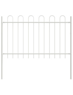 Recinzione per Giardino 7 pcs Bianco 11,9 x 1 m