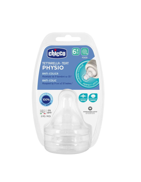 Chicco 00020347000000 biberon Silicone Ortodontico Flusso medio