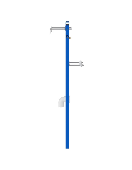 Supporto da parete per bagno Blu 50 x 3 x 112 cm