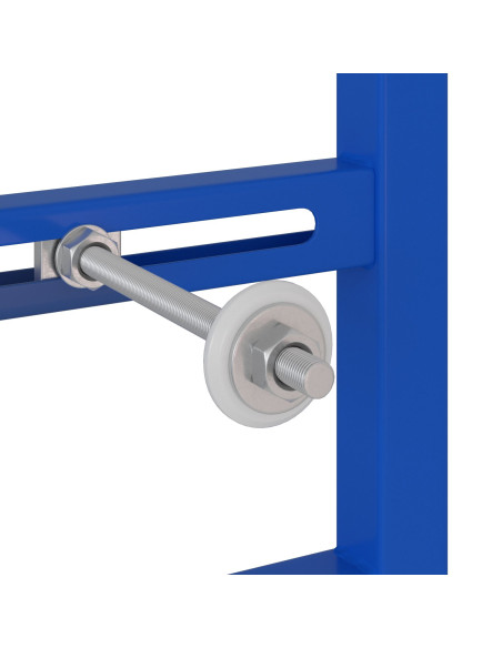 Supporti da Bagno  Blu Metallo 50 x 17.5 x 136 cm Durevole