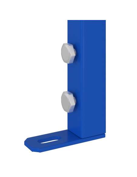 Supporti da Bagno  Blu Metallo 50 x 17.5 x 136 cm Durevole