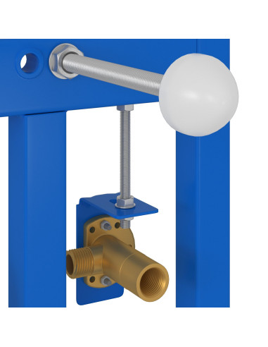 Supporto da parete per bagno Blu 50 x 3 x 112 cm