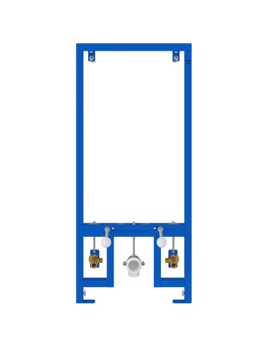 Supporto da parete per bagno Blu 50 x 3 x 112 cm