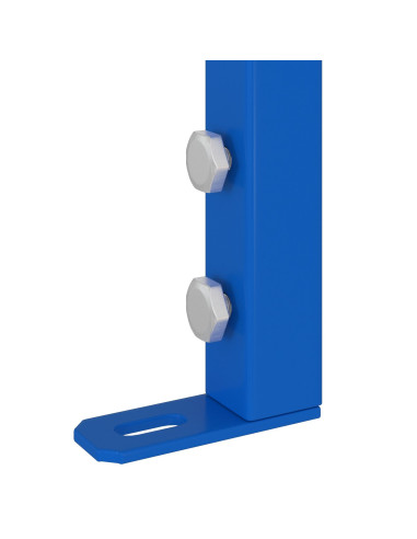 Supporto da parete per bagno Blu 50 x 3 x 112 cm