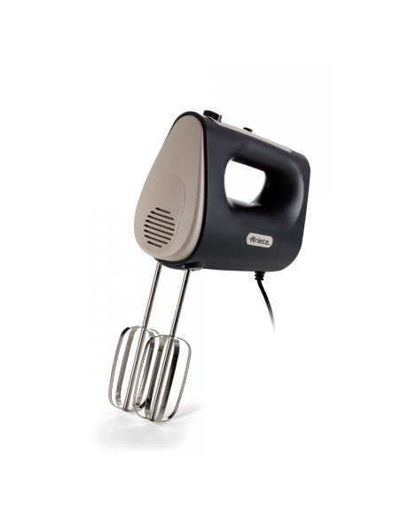 Ariete 1545 Sbattitore Breakfast, 450W, 5 velocità, Funzione turbo, 2 fruste, Dark & Sahara Grey