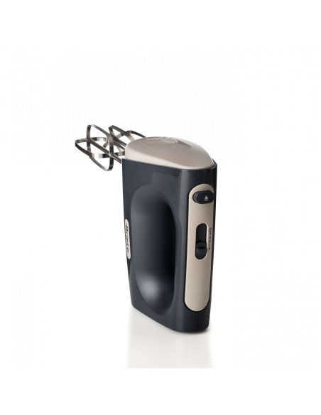 Ariete 1545 Sbattitore Breakfast, 450W, 5 velocità, Funzione turbo, 2 fruste, Dark & Sahara Grey