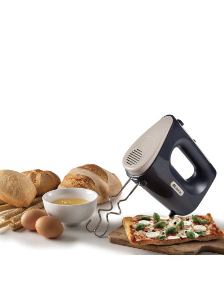 Ariete 1545 Sbattitore Breakfast, 450W, 5 velocità, Funzione turbo, 2 fruste, Dark & Sahara Grey