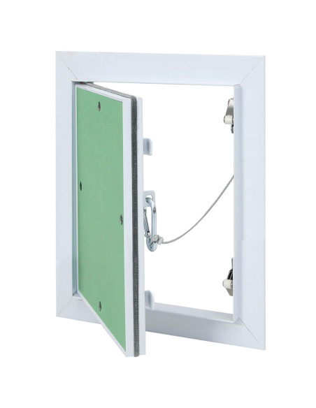 Pannello di Accesso Verde e Argento 20 x 25 cm